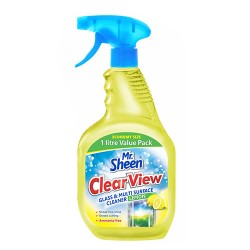 Mr Sheen ClearView Glass & Multi-Surface Cleaner – Lemon – 1 L
