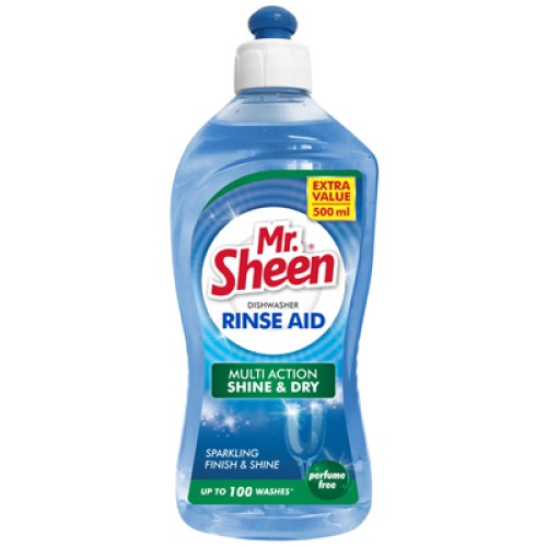 Mr Sheen Automatic Dishwasher Rinse Aid 500ml – Perfume Free