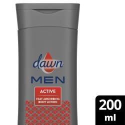 Dawn Men Active Fast Absorbing Body Lotion 200ml Dawn Men Active Fast Absorbing Body Lotion 200ml